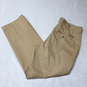 Columbia‎ Mens 36x34 Tan Khaki Chino Pants Cotton Straight Leg AM8144